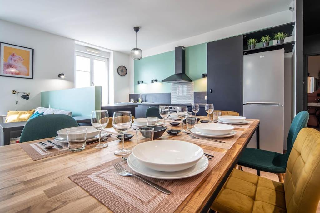 Macon Cozy / Appartement Central 100M² / 8 Pers Exteriér fotografie