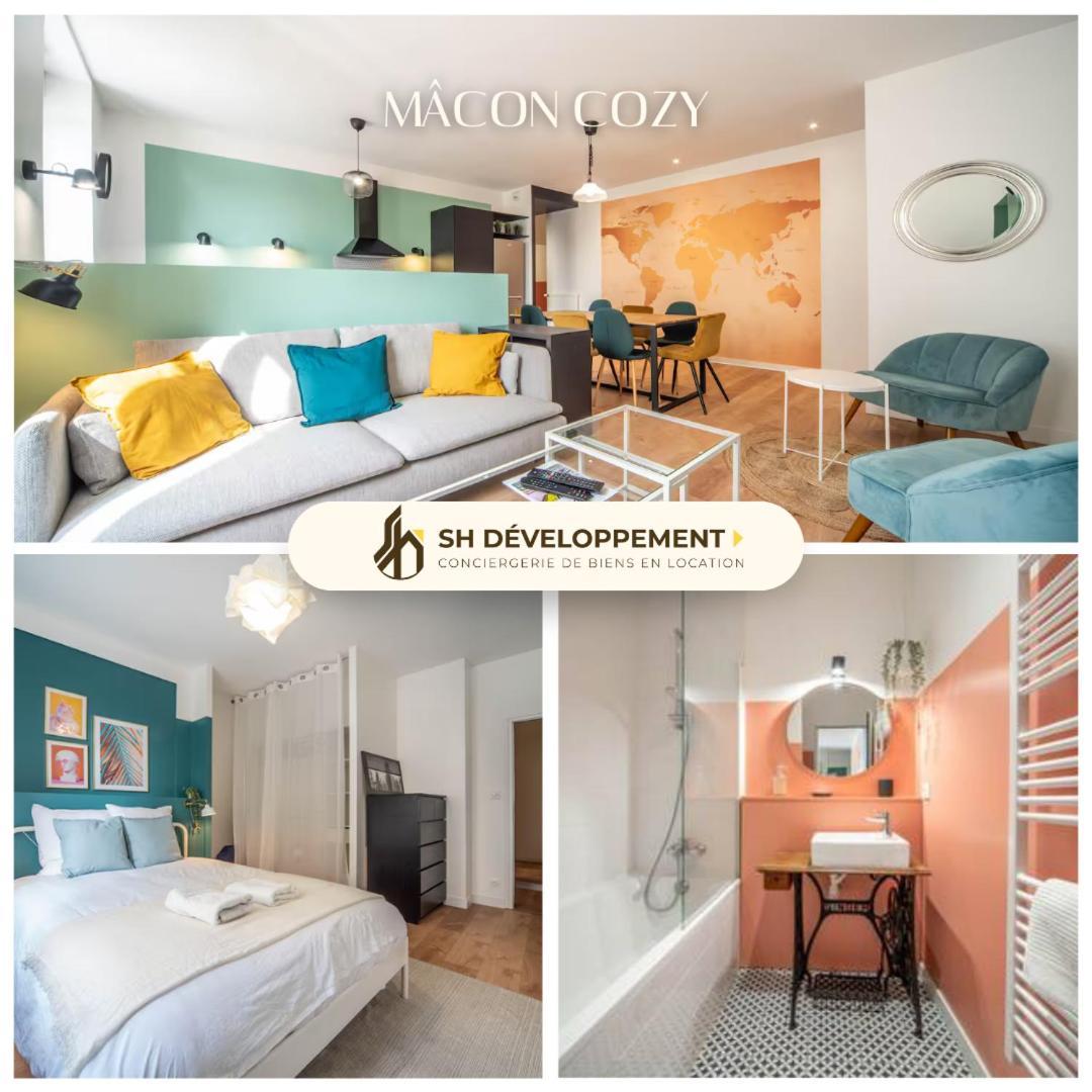 Macon Cozy / Appartement Central 100M² / 8 Pers Exteriér fotografie
